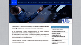 What Studicollagardoni.it website looked like in 2020 (4 years ago)