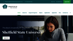 What Sheffieldstateuniversity.com website looked like in 2020 (4 years ago)