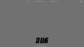 What So-bang.fr website looked like in 2020 (4 years ago)