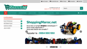 What Shoppingmaroc.net website looked like in 2020 (4 years ago)