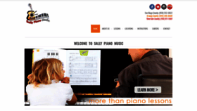 What Sallypiano.com website looked like in 2020 (4 years ago)