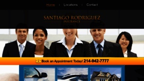 What Santiagorodriguezinsurance.com website looked like in 2020 (4 years ago)