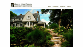 What Salliehilldesign.com website looked like in 2020 (4 years ago)