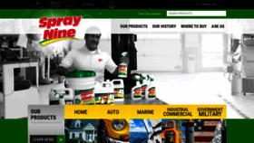 What Spraynine.com website looked like in 2020 (4 years ago)