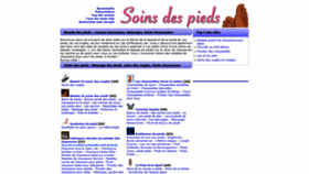 What Soins-des-pieds.info website looked like in 2020 (4 years ago)