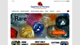 What Sapphiresofmontana.com website looked like in 2020 (4 years ago)