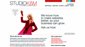 What Studiokandm.com website looked like in 2020 (4 years ago)