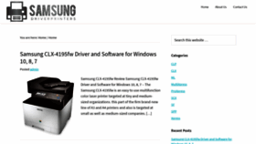 What Samsungdriverprinter.net website looked like in 2020 (4 years ago)