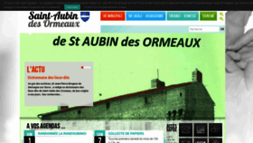 What Saintaubindesormeaux.fr website looked like in 2020 (4 years ago)