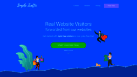 What Simpletraffic.co website looked like in 2020 (4 years ago)