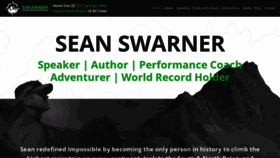 What Seanswarner.com website looked like in 2020 (4 years ago)