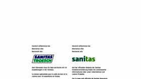 What Sanitas.ch website looked like in 2020 (4 years ago)
