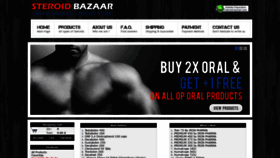 What Steroid-bazaar.com website looked like in 2020 (4 years ago)