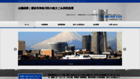 What Sanyos.jp website looked like in 2020 (4 years ago)