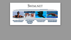 What Swim.net website looked like in 2020 (4 years ago)