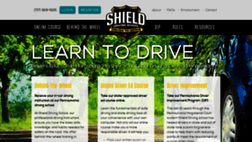 What Shielddriving.com website looked like in 2020 (4 years ago)