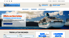 What Sardegna-prenotazioni.it website looked like in 2020 (4 years ago)