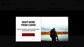 What Shop.usa.canon.com website looked like in 2020 (4 years ago)