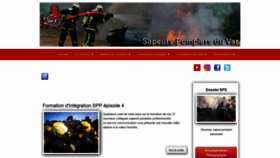 What Sdis83.fr website looked like in 2020 (4 years ago)