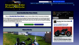 What Streetbikerider.us website looked like in 2020 (4 years ago)