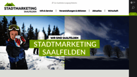 What Stadtmarketing-saalfelden.at website looked like in 2020 (4 years ago)