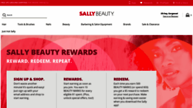 What Sallybeautyrewards.com website looked like in 2020 (4 years ago)