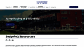 What Sedgefield-racecourse.co.uk website looked like in 2020 (4 years ago)