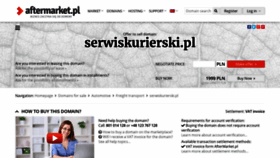 What Serwiskurierski.pl website looked like in 2020 (4 years ago)