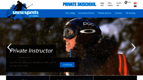 What Snowsports-kitzbuehel.at website looked like in 2020 (4 years ago)