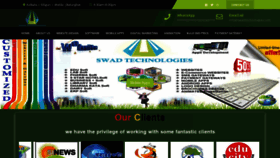 What Swadtechnologies.com website looked like in 2020 (4 years ago)