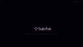 What Subask.com website looked like in 2020 (4 years ago)