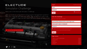 What Simulator.electude.com website looked like in 2020 (4 years ago)