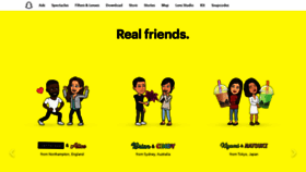 What Snapchat.me website looked like in 2020 (4 years ago)