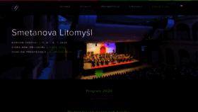 What Smetanovalitomysl.cz website looked like in 2020 (4 years ago)