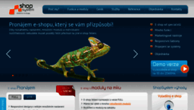 What Shopsystem.cz website looked like in 2020 (4 years ago)