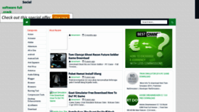 What Softwarefree-down.blogspot.kr website looked like in 2020 (5 years ago)
