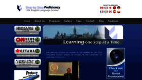 What Stepbystepproficiency.ca website looked like in 2020 (4 years ago)