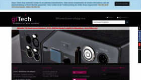 What Showlasershop.eu website looked like in 2020 (4 years ago)