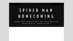 What Spidermanhomecoming.yolasite.com website looked like in 2020 (4 years ago)