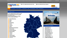 What Stadtplan.net website looked like in 2020 (4 years ago)