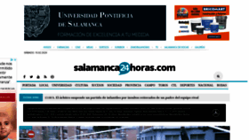 What Salamanca24horas.com website looked like in 2020 (6 years ago)