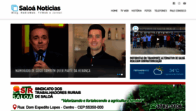 What Saloanoticias.com website looked like in 2020 (4 years ago)