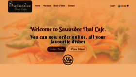What Sawasdeethaicafe.co.uk website looked like in 2020 (4 years ago)