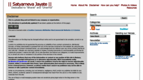 What Satyameva-jayate.in website looked like in 2020 (4 years ago)