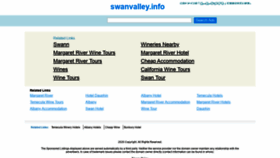 What Swanvalley.info website looked like in 2020 (4 years ago)