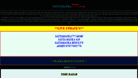 What Sattamatka777.mobi website looked like in 2020 (4 years ago)