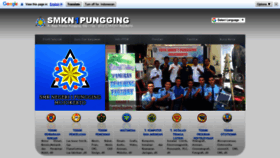 What Smkn1pungging.sch.id website looked like in 2020 (4 years ago)