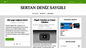 What Sertandeniz.com website looked like in 2020 (4 years ago)