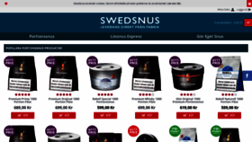 What Swedsnus.nu website looked like in 2020 (4 years ago)