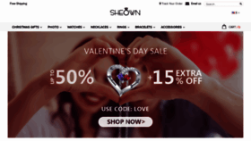 What Sheown.com website looked like in 2020 (4 years ago)